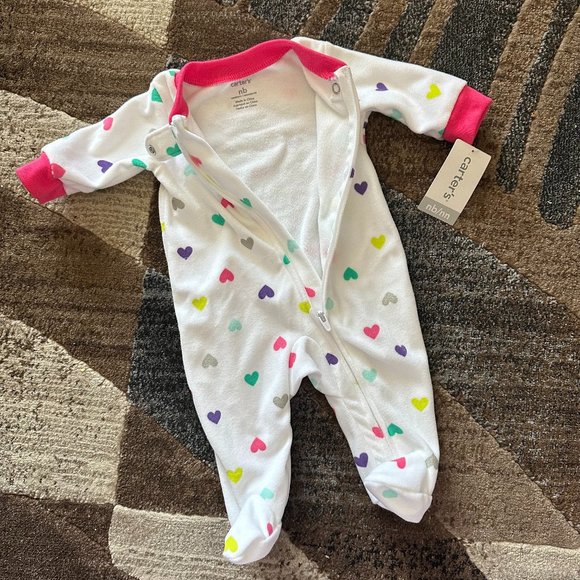 Carter's Soft Heart Onesie (Newborn) - Picture 2 of 4
